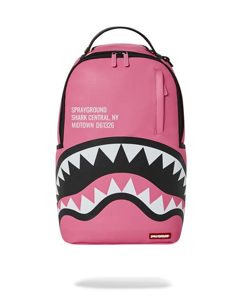 sprayground shark central backpack.